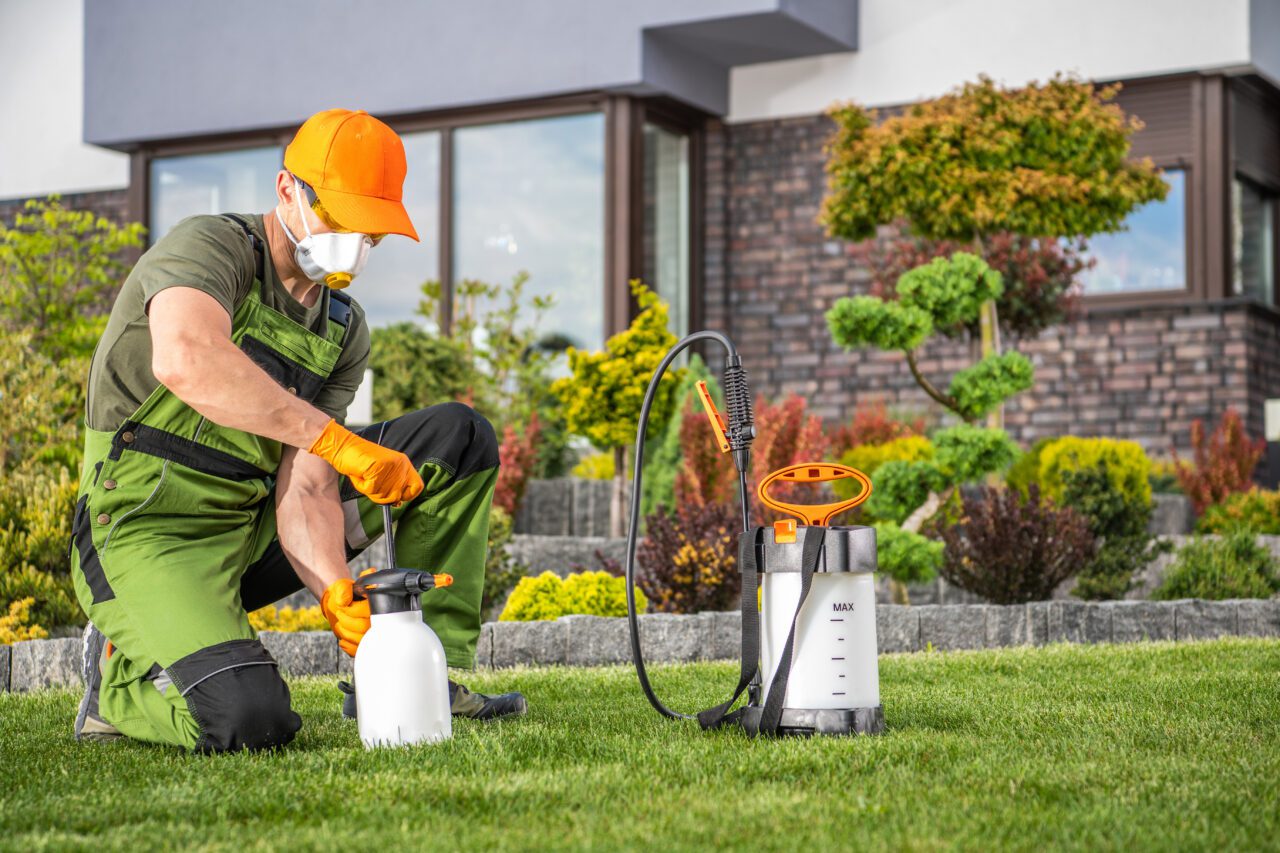 Pest Control Professional with Equipment